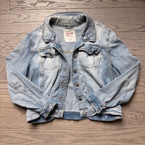 Mossimo Supply Co. Faded Blue Denim Jacket